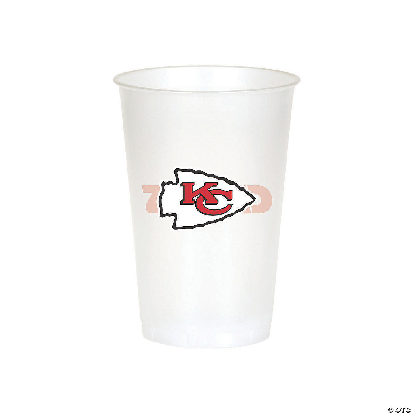 KANSAS CITY CHIEFS PLASTIC CUPS - 8 COUNT