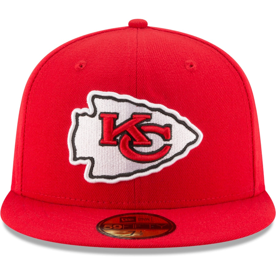 Black Kansas City Chiefs New Era Super Bowl LVII Side Patch 59FIFTY Fitted  Hat