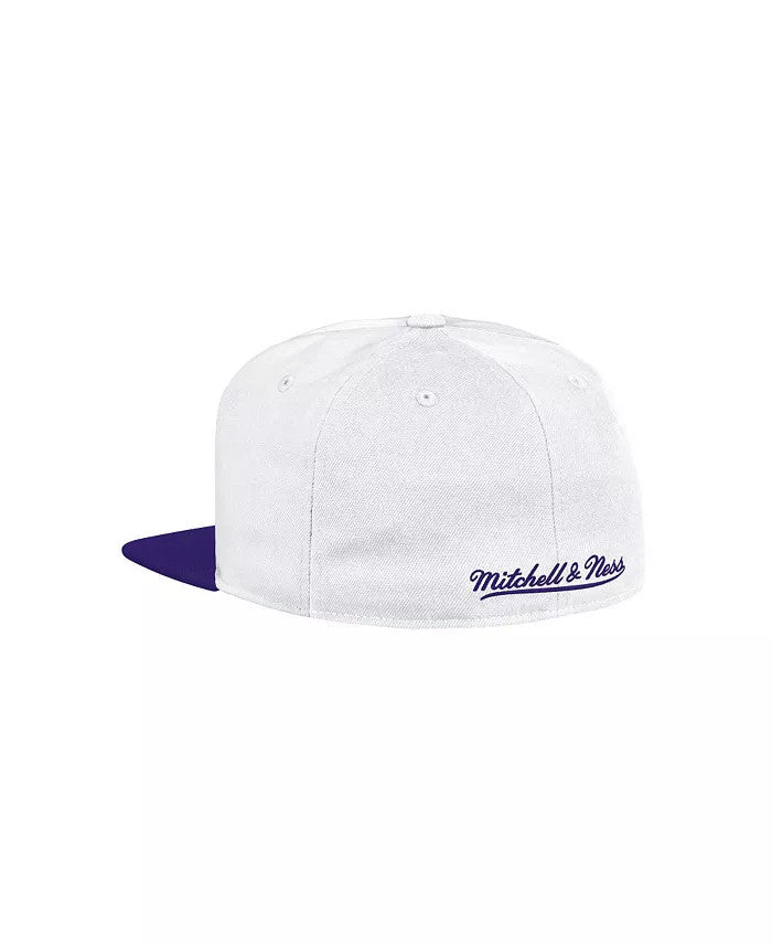 Mitchell & Ness Los Angeles Lakers Reload 2.0 Snapback Cap - White/Black