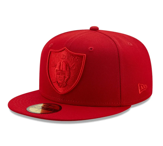 New Era Las Vegas Raiders Red 59FIFTY Mens Fitted Hat Red 60398815