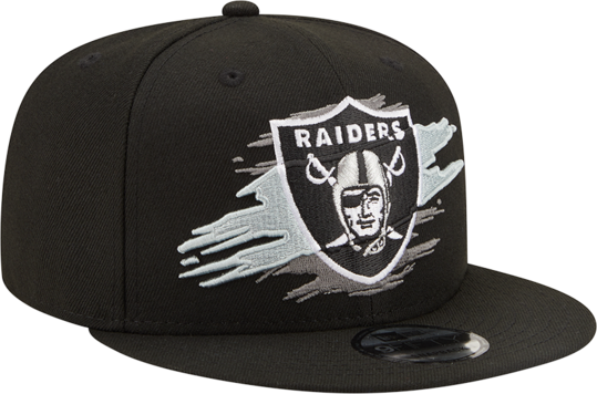 Las Vegas Raiders New Era Black/Gray City Arch 9FIFTY Snapback Hat