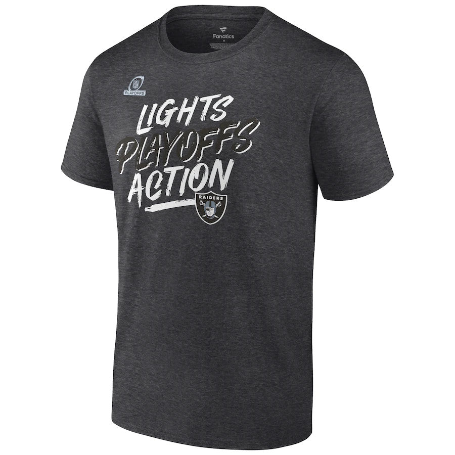 CAMISETA DE ACCIÓN DE LAS LUCES BOUND BOUND DE LAS VEGAS RAIDERS PARA HOMBRE 2021