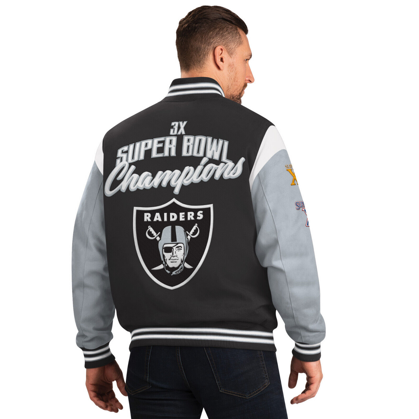 Jackets Junction Las Vegas Raiders Varsity Jacket