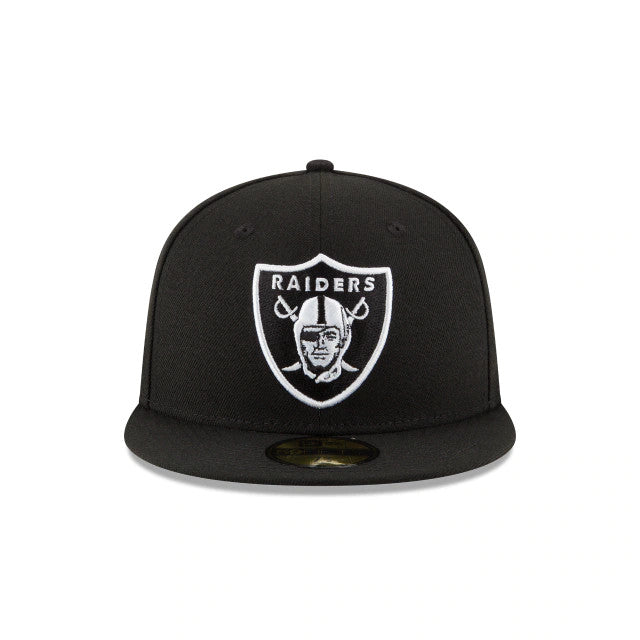 LAS VEGAS RAIDERS TEAM BASIC LOGO 59FIFTY FITTED