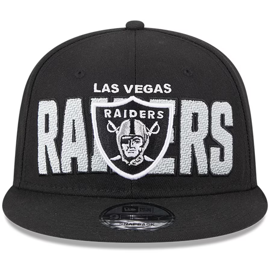 Las Vegas Raiders New Era Gray Flat Bill NFL Hat SnapBack New