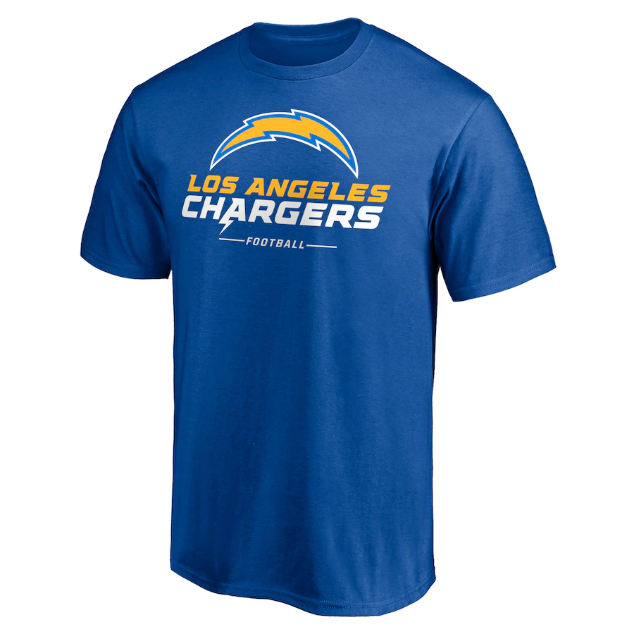 LOS ANGELES CHARGERS MEN'S 2022 TEAM LOCKUP TEE