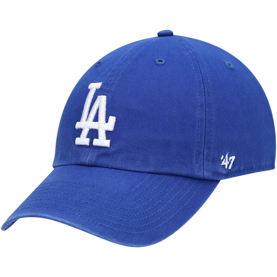 LOS ANGELES DODGERS ADJUSTABLE 47 BRAND CLEAN UP HAT - LIGHT BLUE – JR'S  SPORTS
