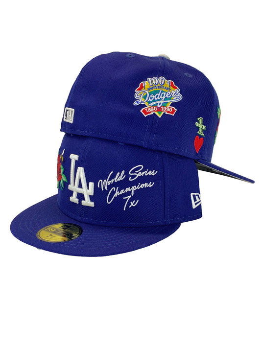 LOS ANGELES DODGERS 2-TONE COLOR PACK 59FIFTY FITTED HAT - OLIVE/ BROW –  JR'S SPORTS