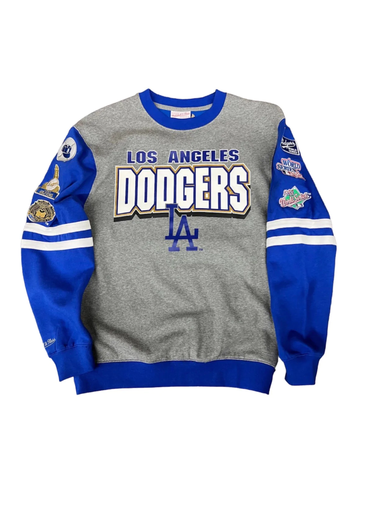 LOS ANGELES DODGERS MEN'S ALL OVER CREWNECK SWEATSHIRT 2.0