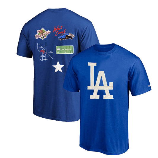 LOS ANGELES DODGERS MEN'S CITY TRANSIT T-SHIRT