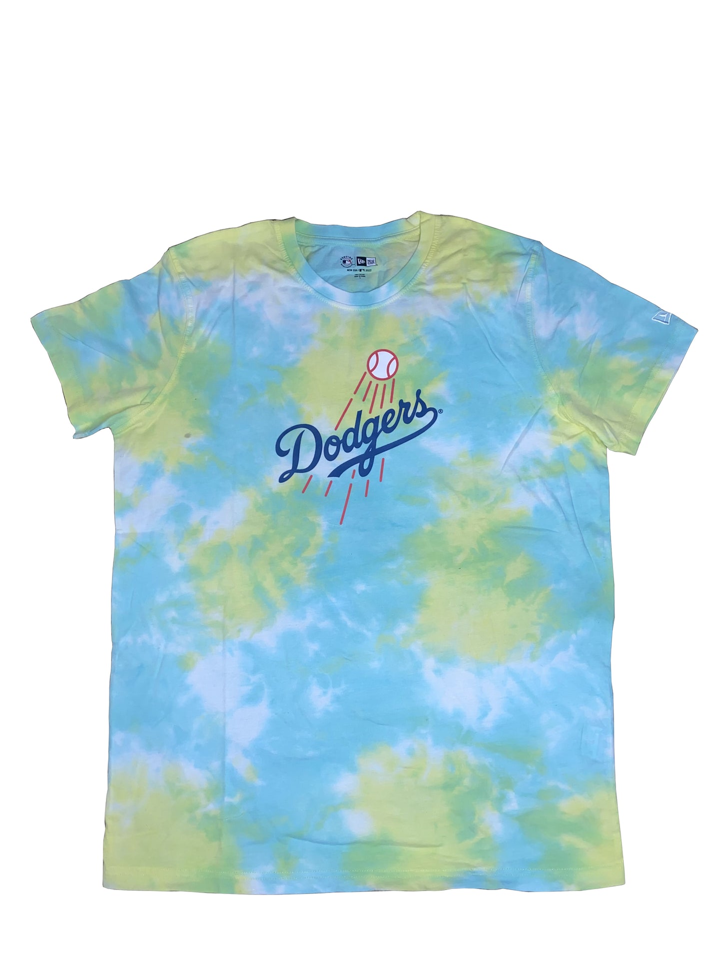 New Era Los Angeles Dodgers Men's Neon Tie Dye T-Shirt 22 Neon / 3XL