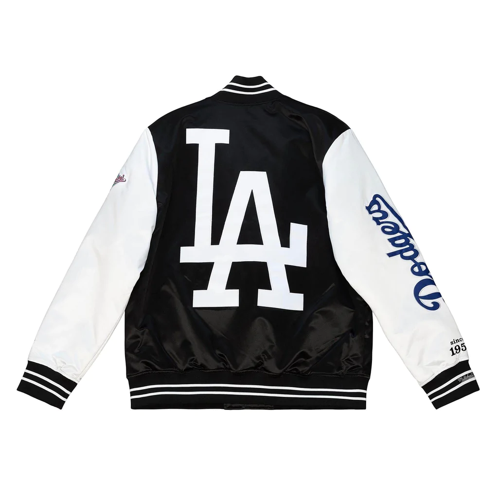 Los Angeles LA DODGERS Baseball Jacket Mitchell & Ness Mens XL