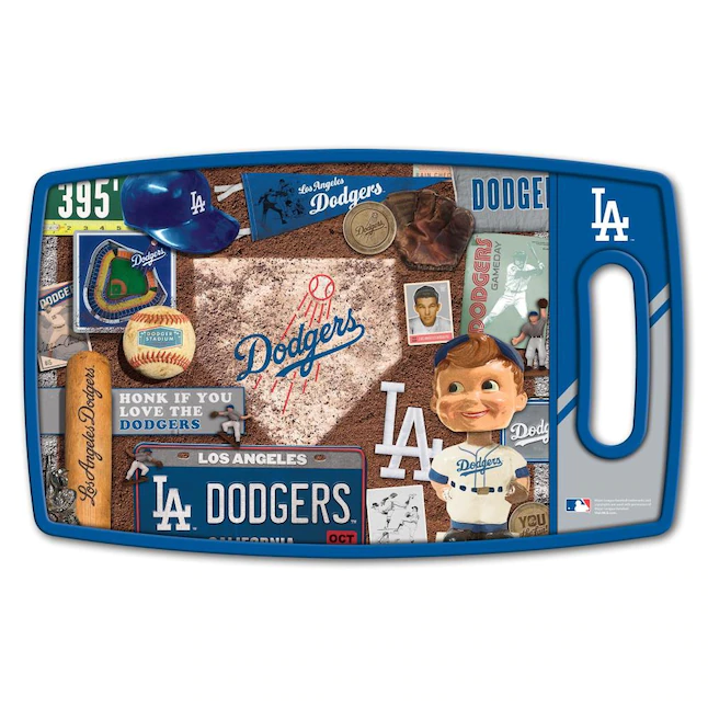 LOS ANGELES DODGERS RETRO CUTTING BOARD