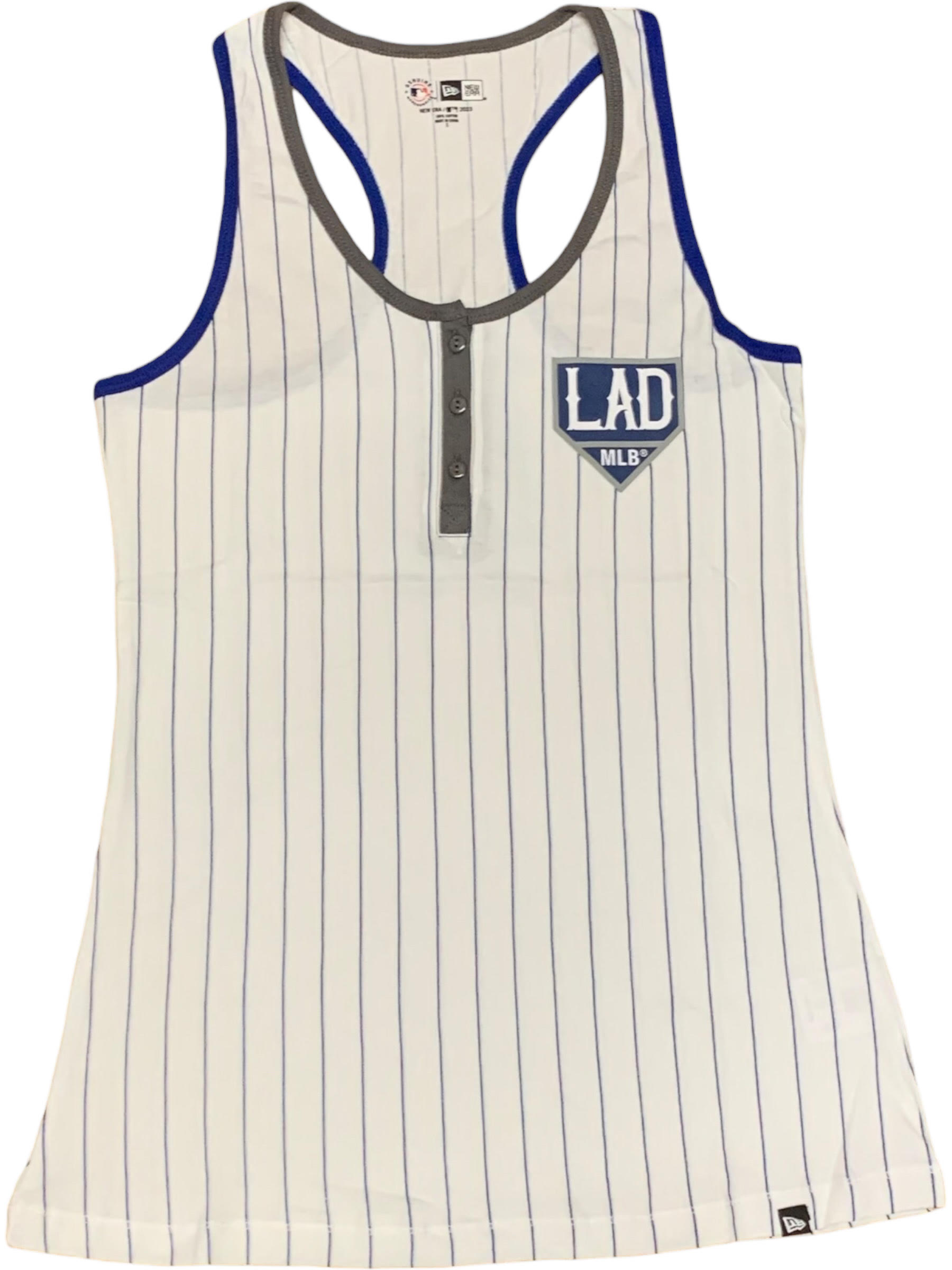 CAMISETA MUJER LOS ANGELES DODGERS A RAYAS