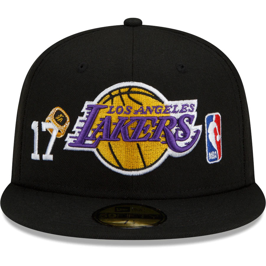 LOS ANGELES LAKERS COUNT THE RINGS 59FIFTY FITTED – JR'S SPORTS