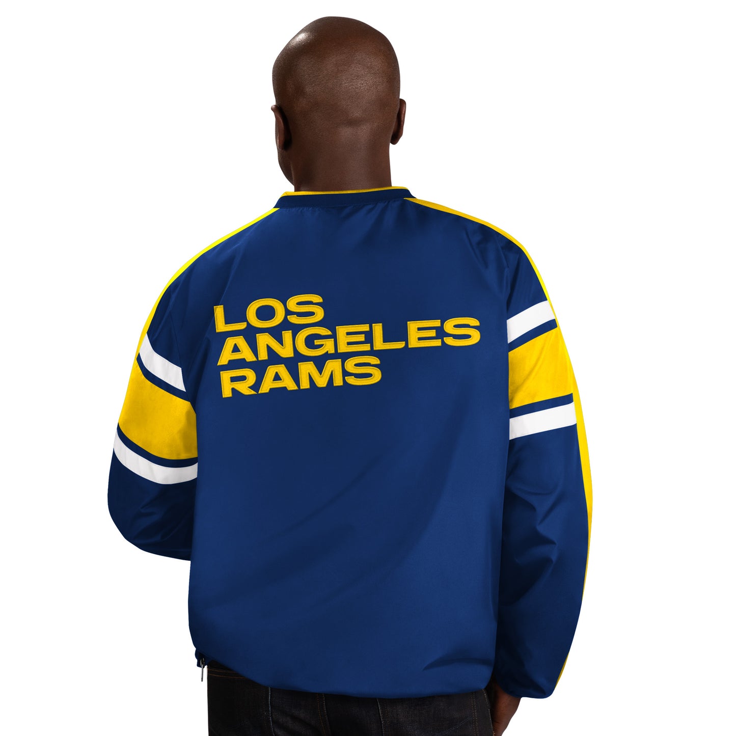 LOS ANGELES RAMS MEN'S SWING ROUTE WINDBREAKER JACKET