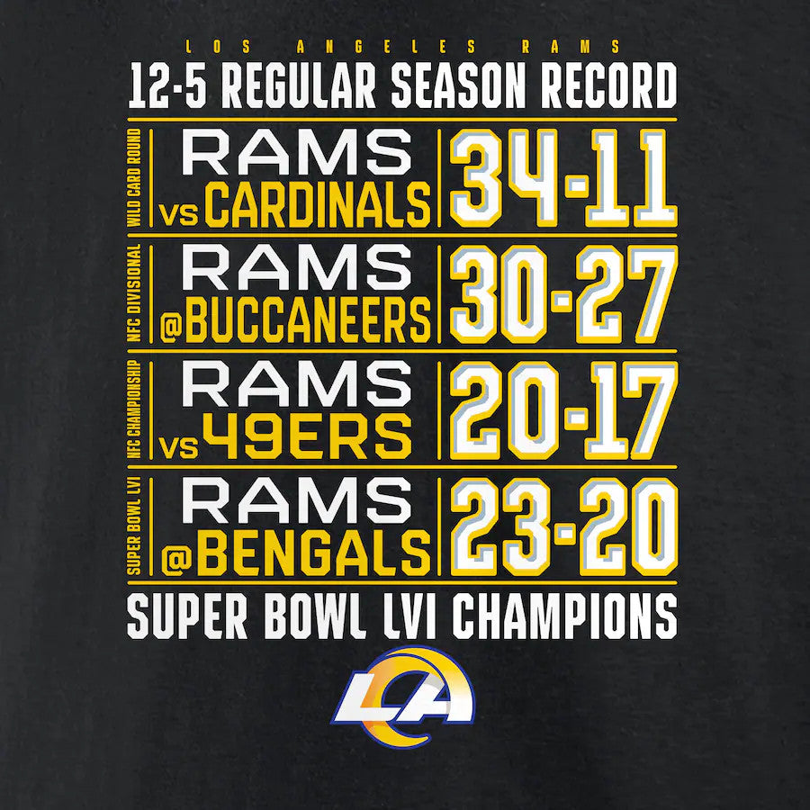 Fanatics Los Angeles Rams Super Bowl LVI Champs Men's Caricature T-Shirt 21 / S