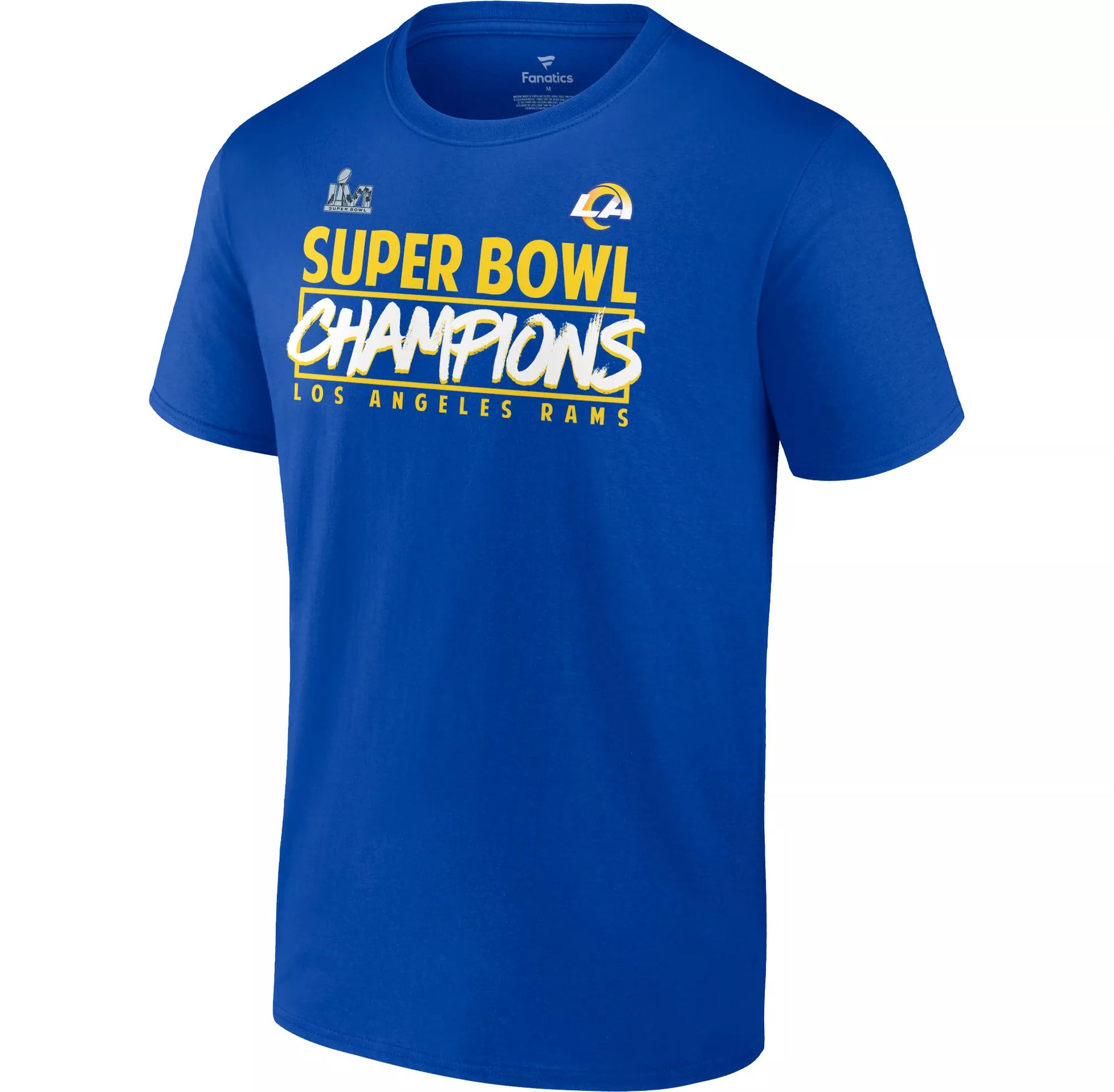 Men's Fanatics Branded Heathered Charcoal Los Angeles Rams Super Bowl LVI Champions Roster Signature Long Sleeve T-Shirt