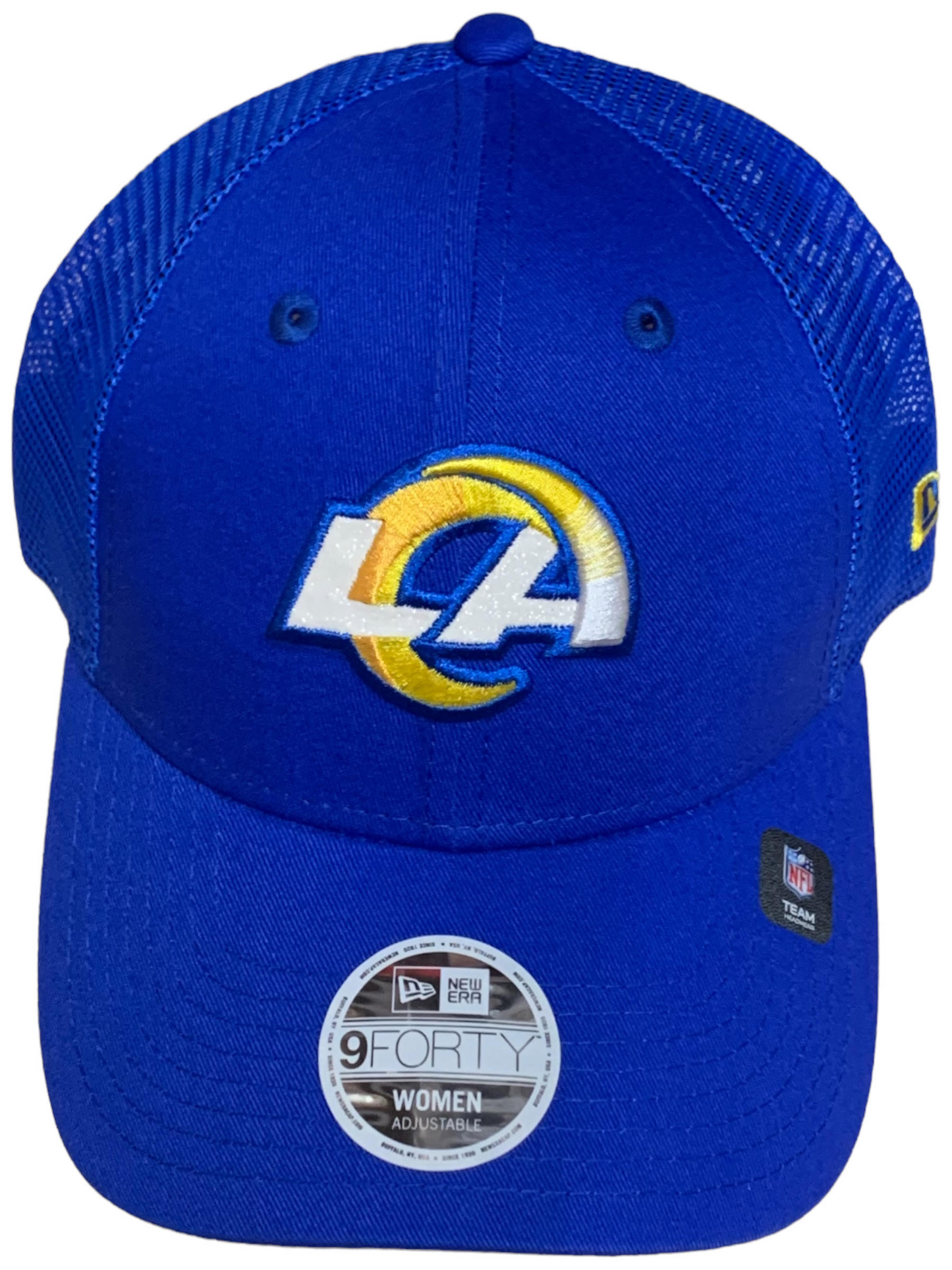 Los Angeles Rams Women's Logo Sparkle 9FORTY Adjustable Snap Hat