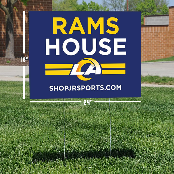 LETRERO DE PATIO DE LOS RAMS DE LOS ÁNGELES