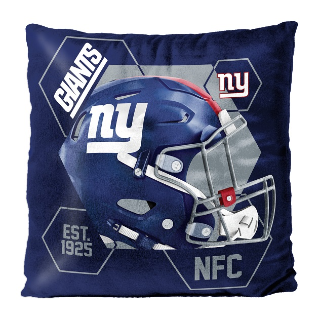 NEW YORK GIANTS VELVET PILLOW