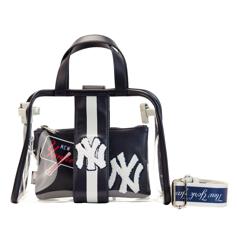 NEW YORK YANKEES LOUNGEFLY STADIUM CROSSBODY BAG WITH POUCH