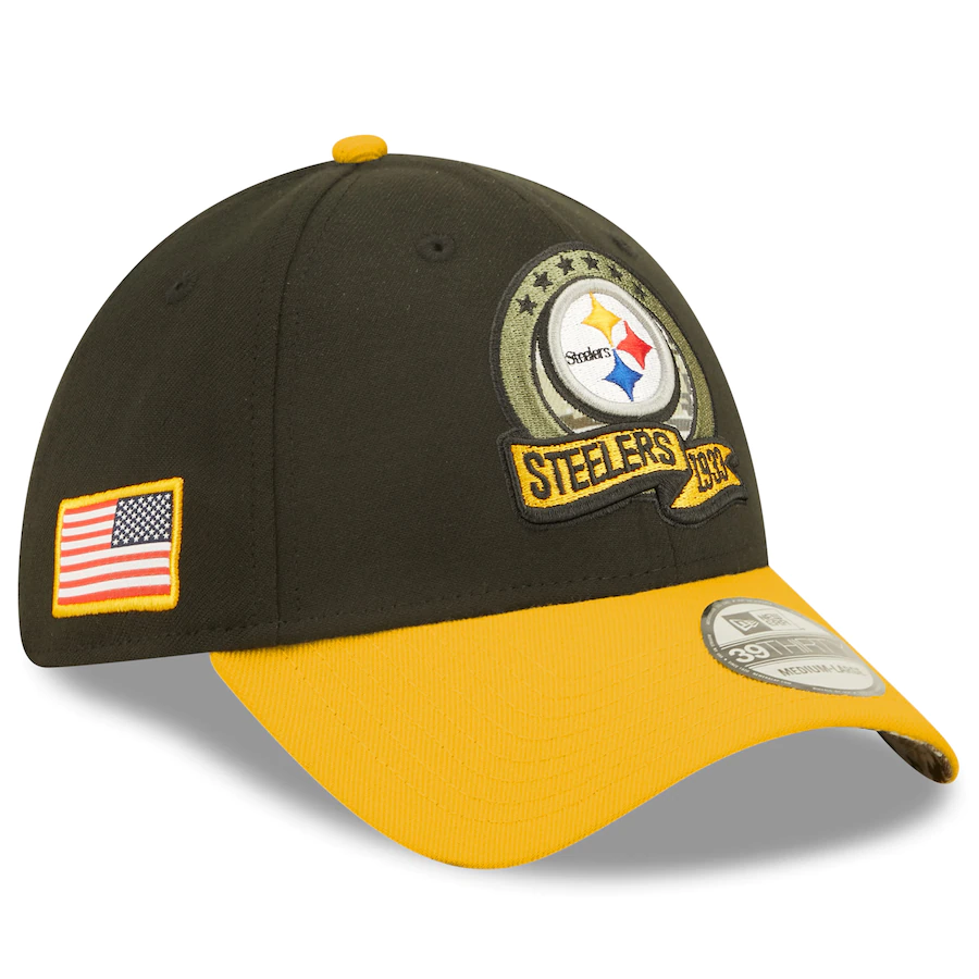 PITTSBURGH STEELERS 2022 SALUDO AL SERVICIO 39THIRTY FLEX FIT