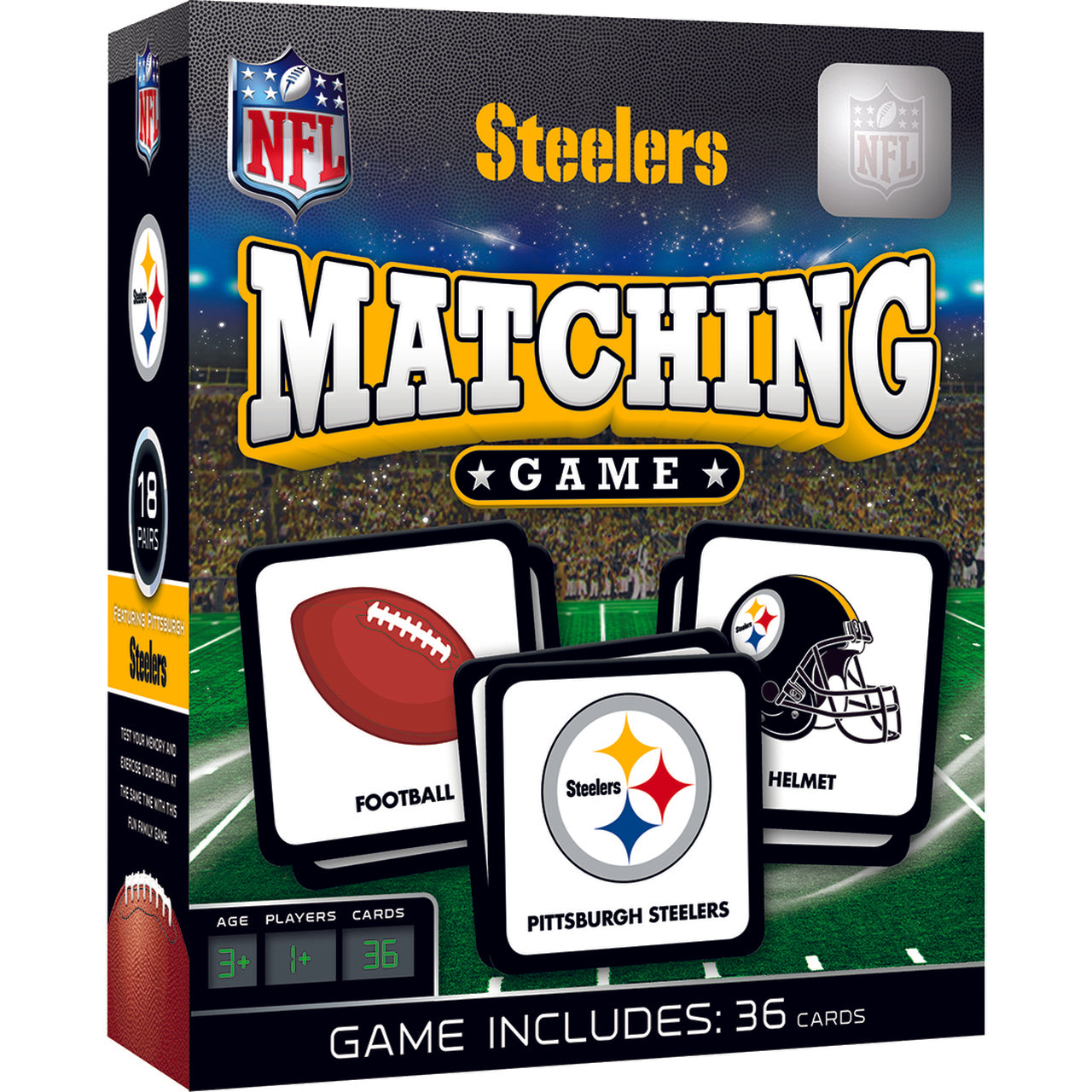 JUEGO DE PAREJAS DE LOS PITTSBURGH STEELERS