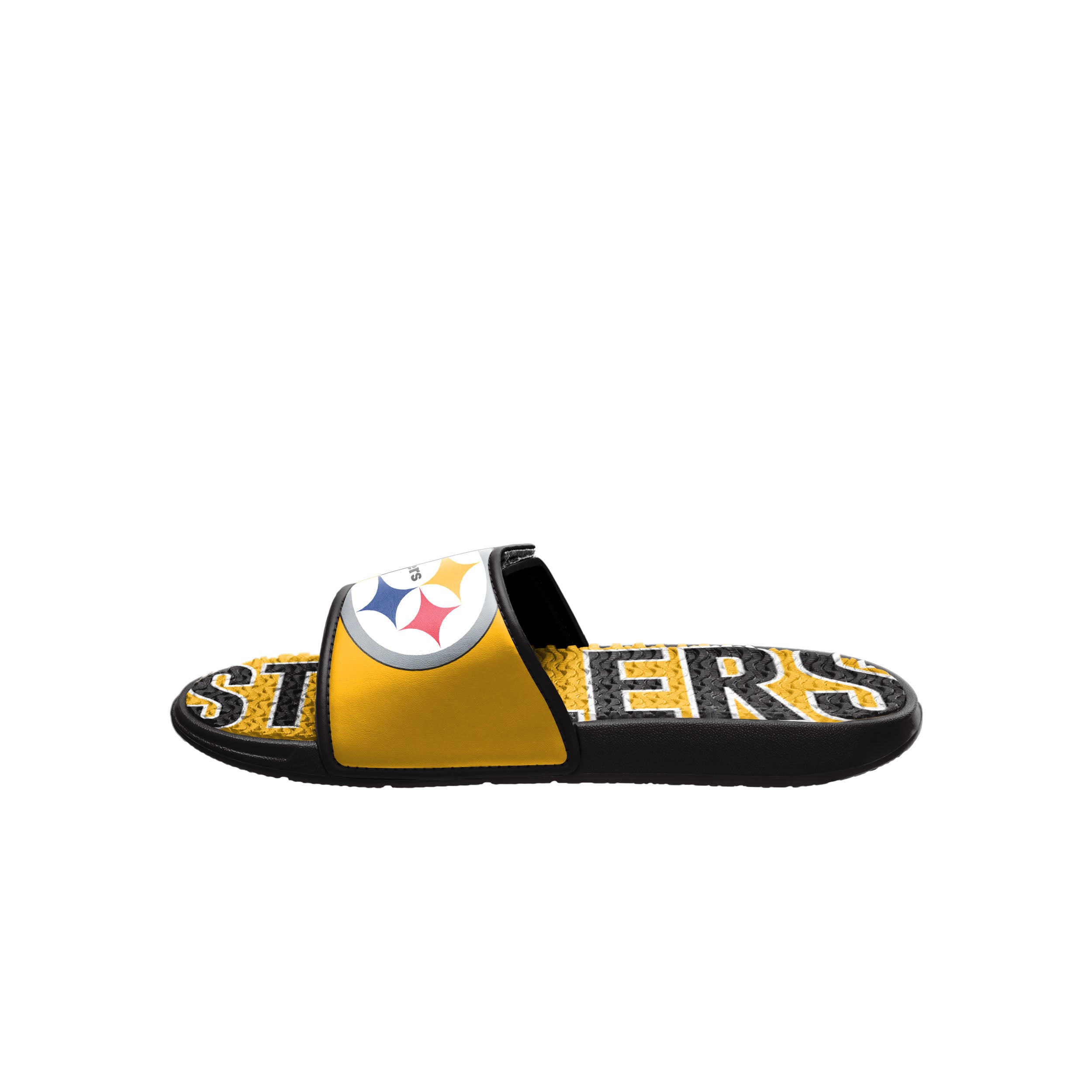 PITTSBURGH STEELERS MEN S BIG LOGO GEL SLIDE JR S SPORTS