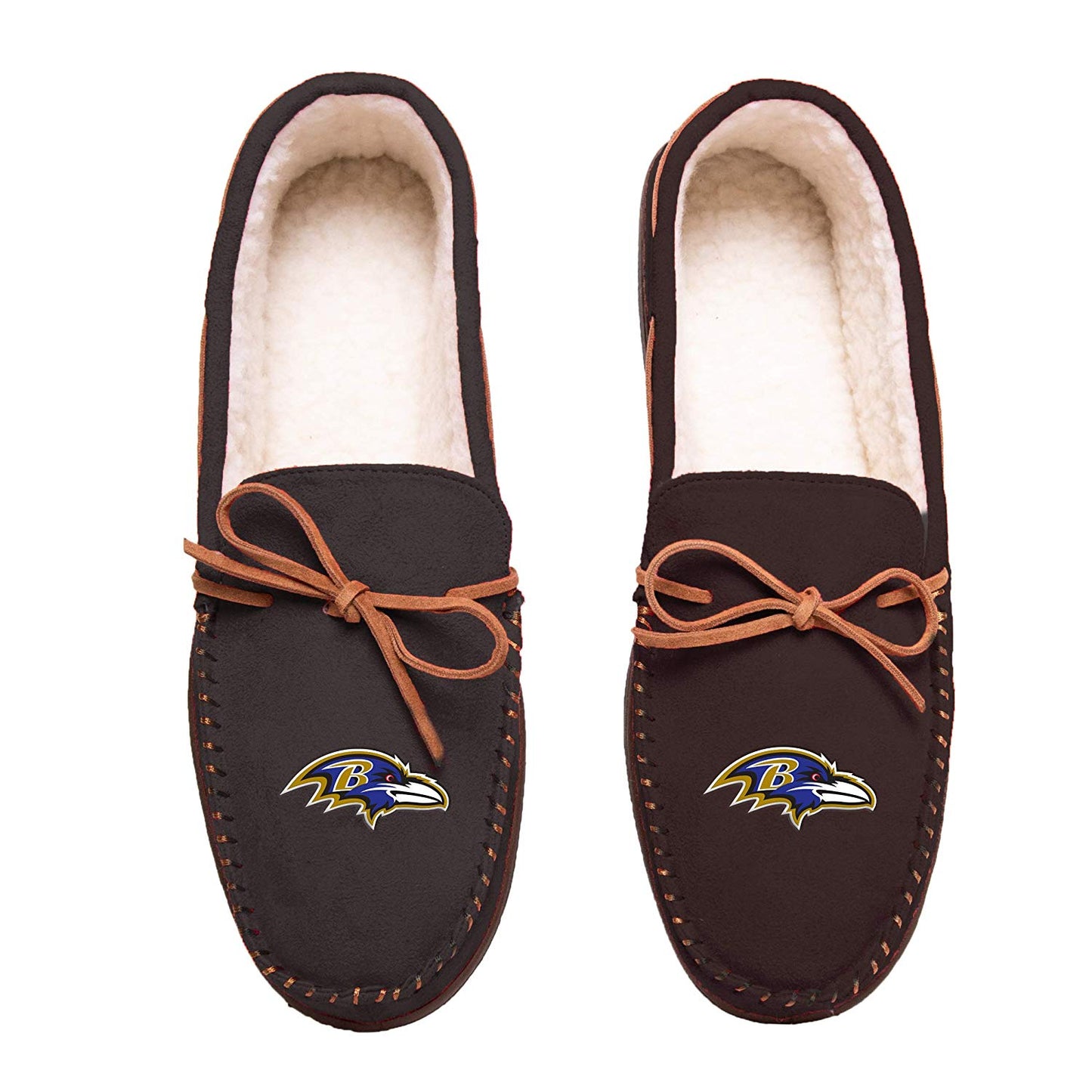 BALTIMORE RAVENS MOCCASIN SLIPPERS