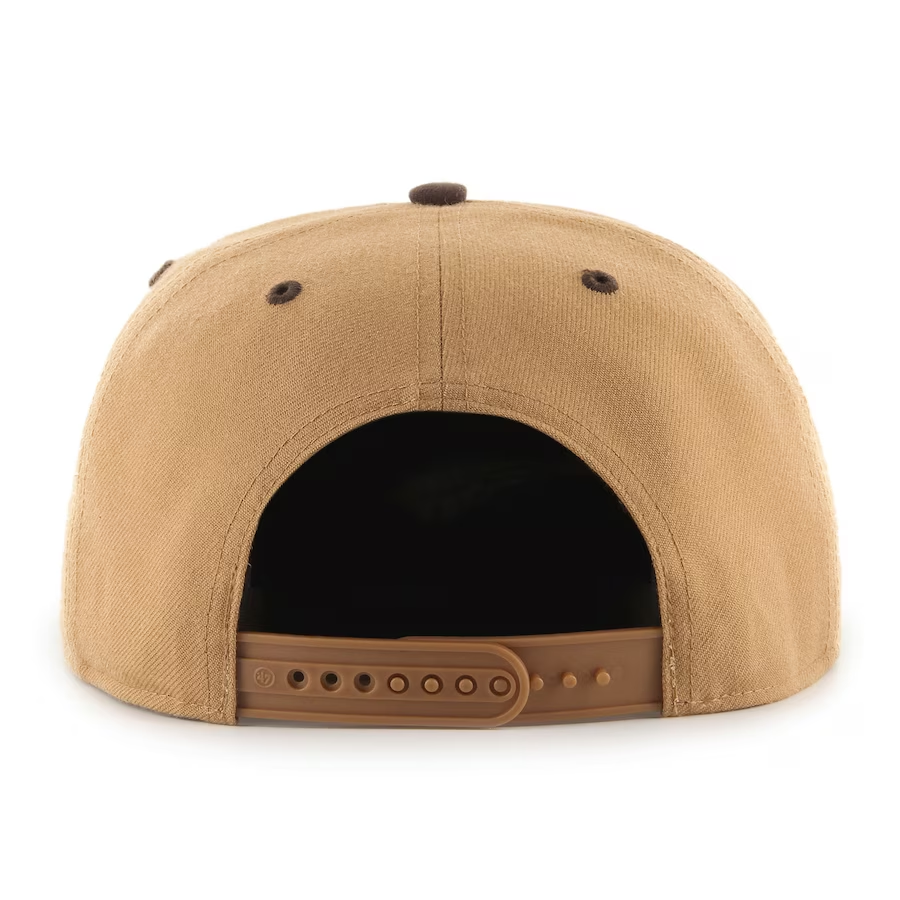 Detroit Tigers MLB '47 Brand Black Captain Adjustable Snapback Hat
