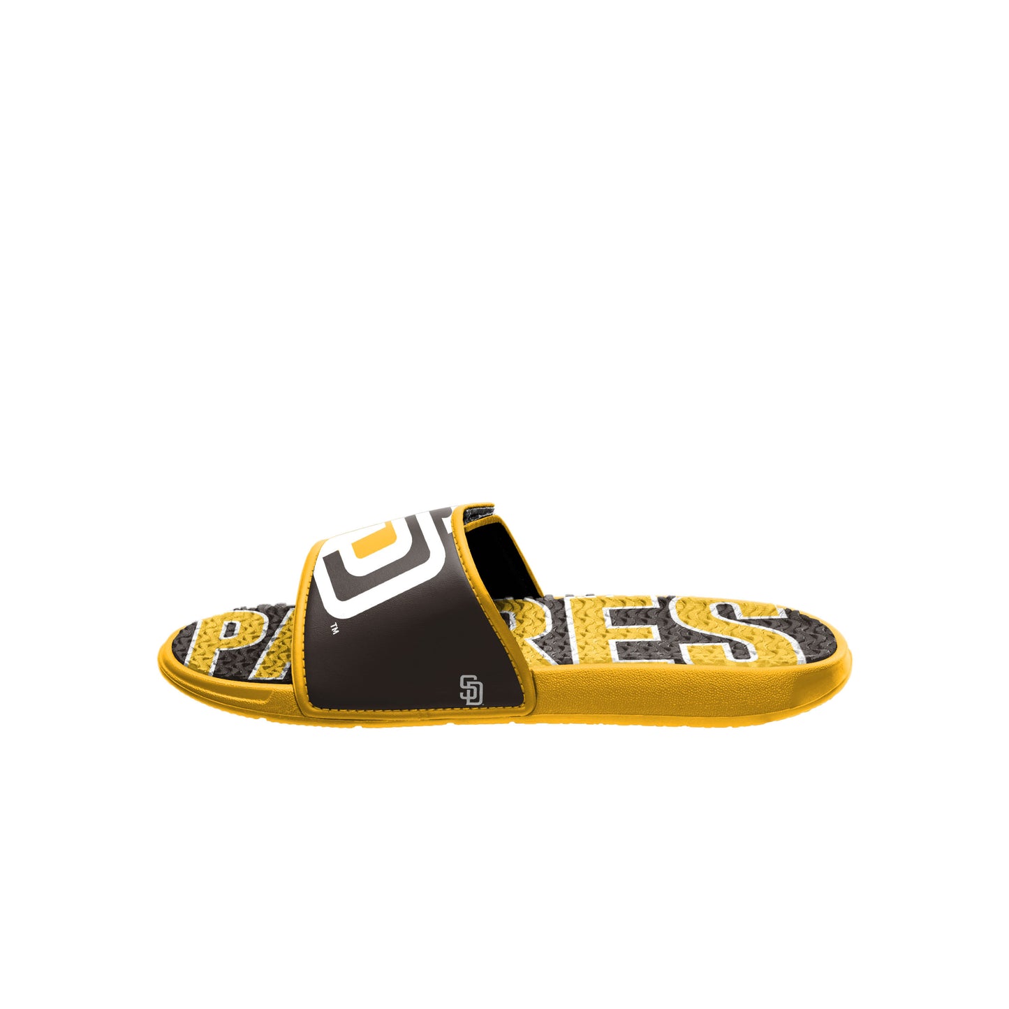 SAN DIEGO PADRES MEN'S BIG LOGO GEL SLIDE