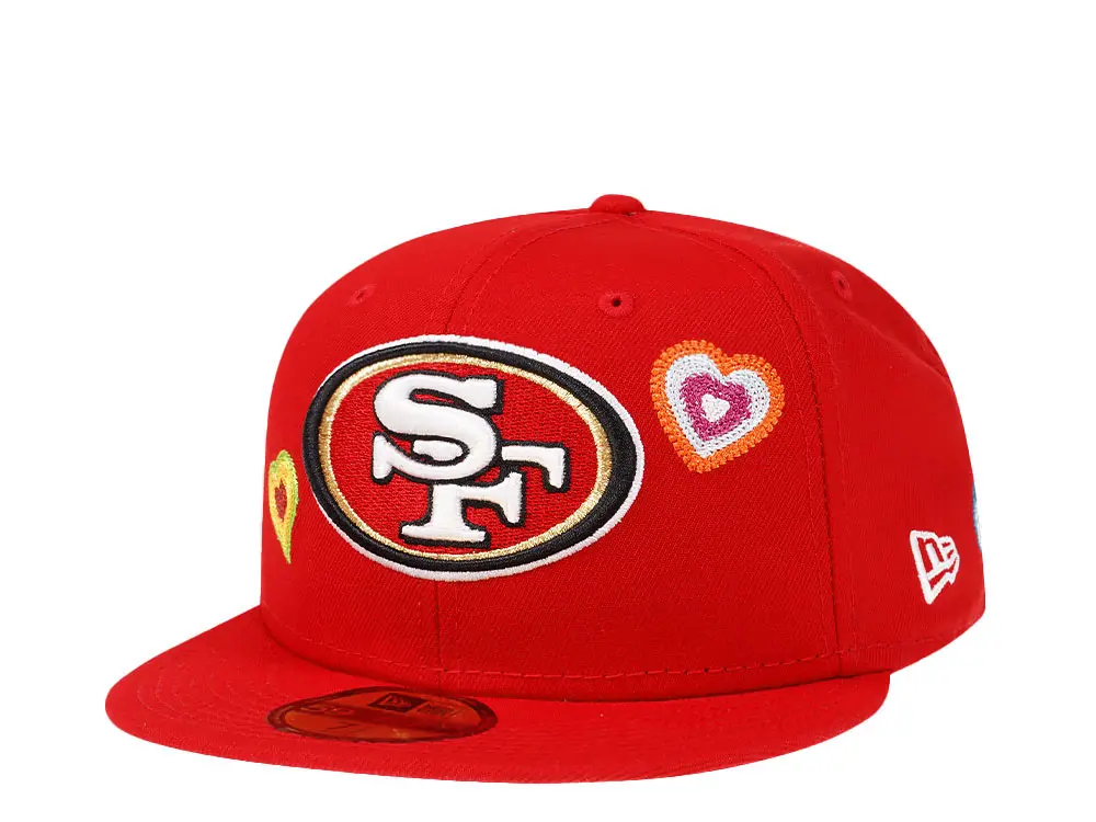 GORRA AJUSTADA SAN FRANCISCO 49ERS CHAINSTITCH HEART 59FIFTY