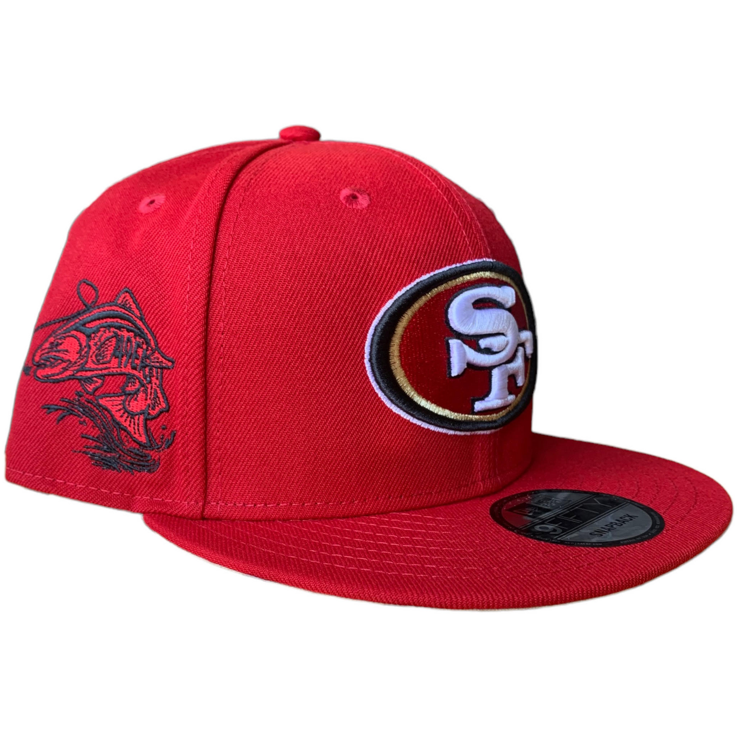 San Francisco 49ers Fish Side Patch 9FIFTY Snapback Hat