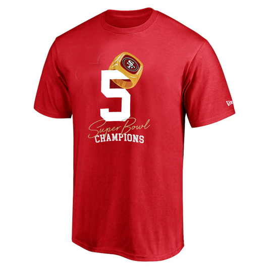 CAMISETA SAN FRANCISCO 49ERS COUNT THE RINGS PARA HOMBRE