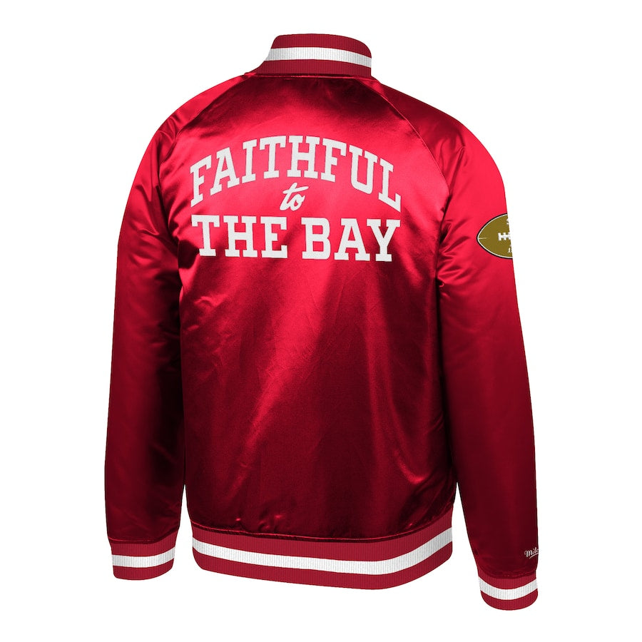 49ers mitchell and ness jacket best sale