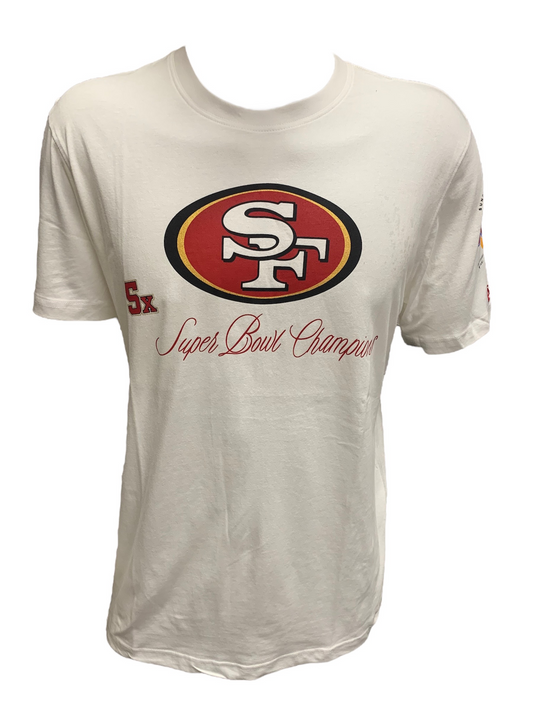 CAMISETA HISTORIC CHAMPS DE SAN FRANCISCO 49ERS PARA HOMBRE - BLANCO