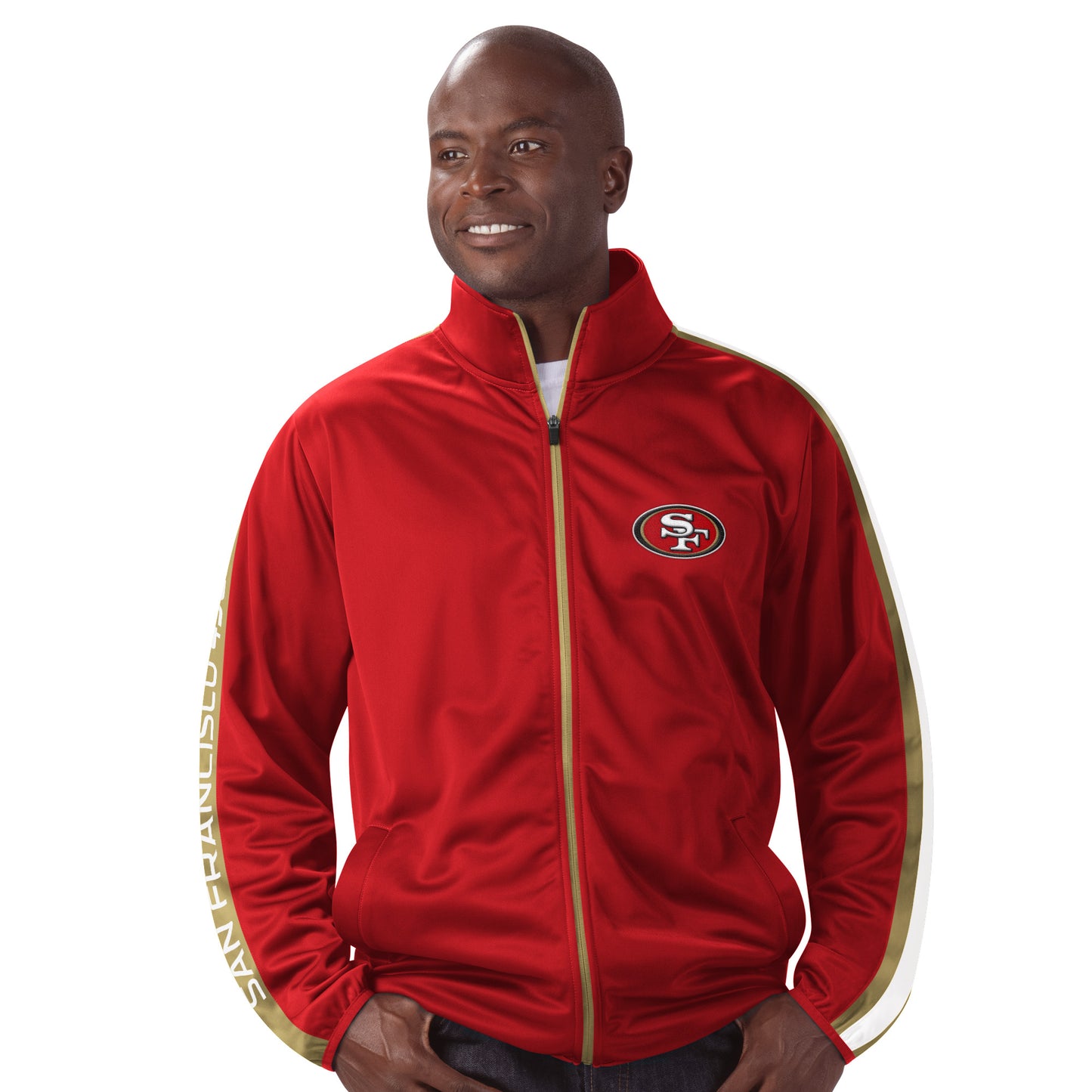 San Francisco 49ers Men's Playmaker Jacket 21 Red / L