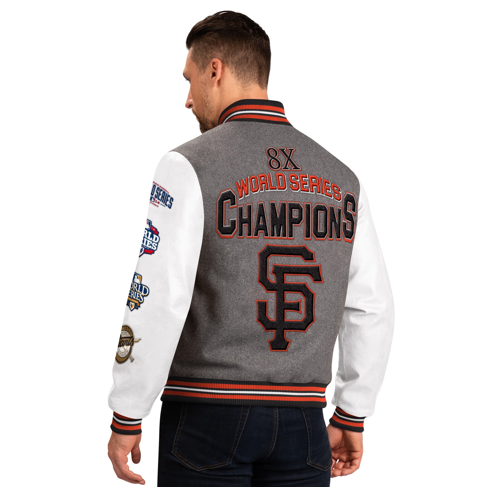 SAN FRANCISCO GIANTS MEN'S CHALLENGER VARSITY JACKET