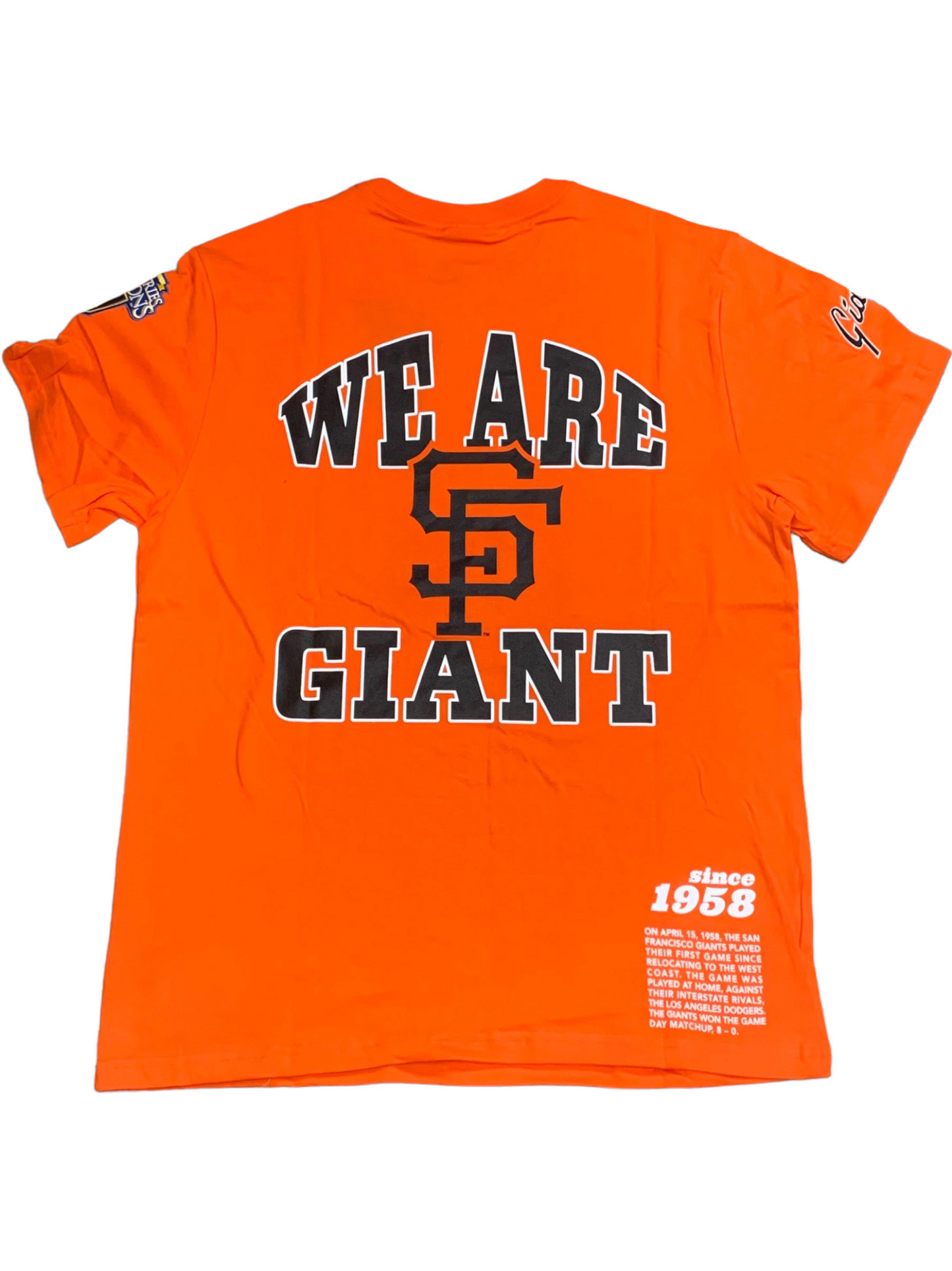 CAMISETA ORÍGENES DEL EQUIPO PARA HOMBRE SAN FRANCISCO GIANTS