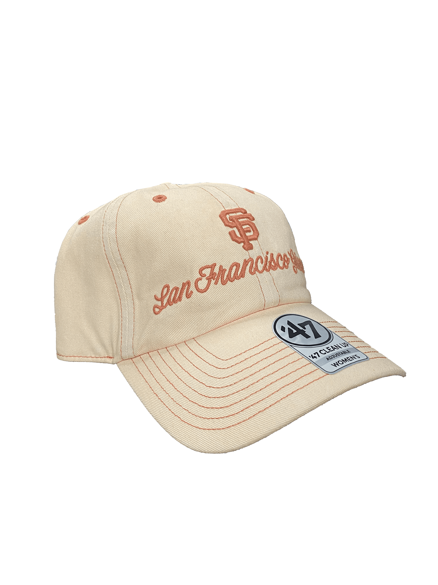 Detroit Tigers 47 Brand Women's Highgrove Clean Up Adjustable Hat - White