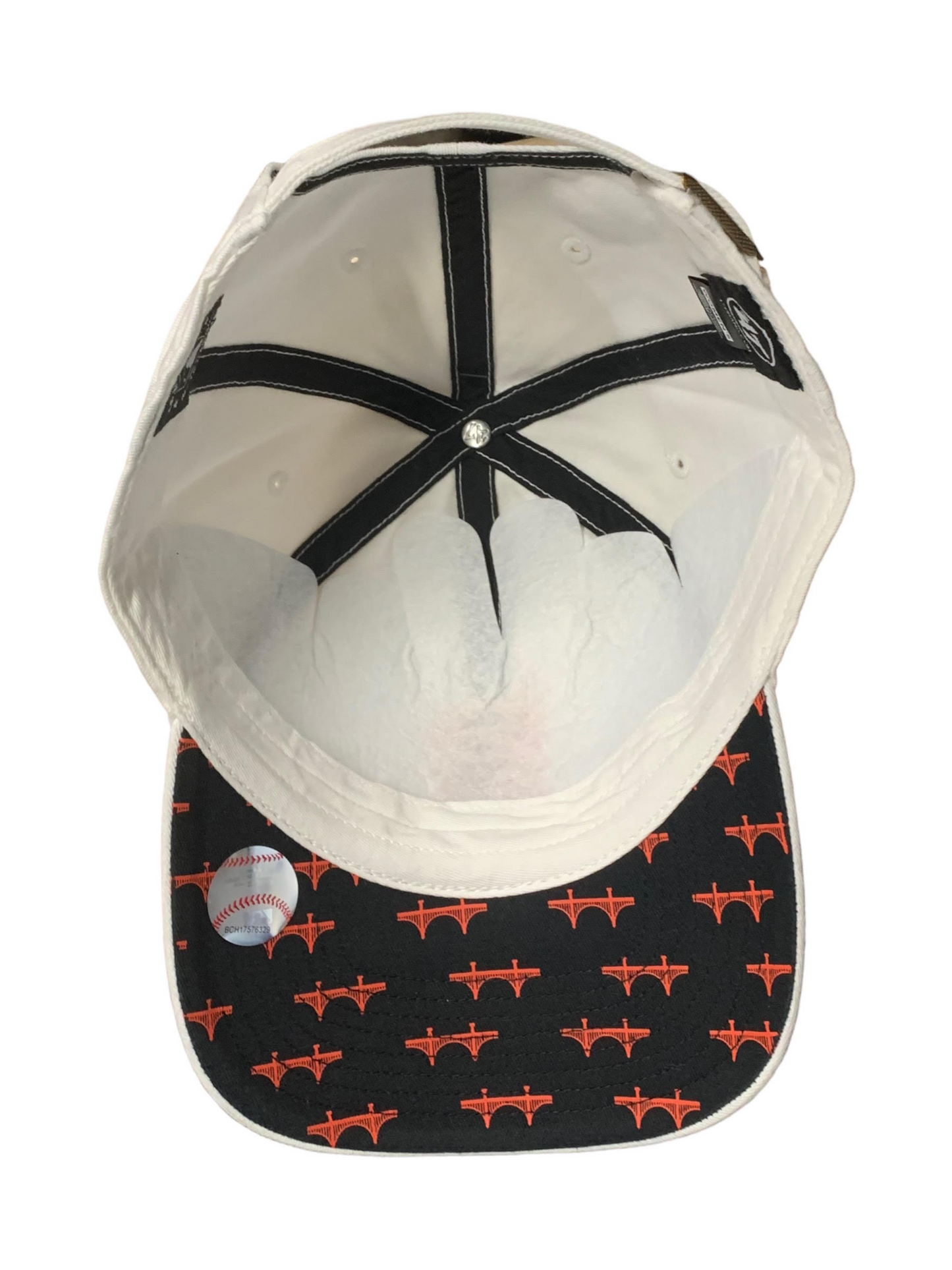 SOMBRERO AJUSTABLE CON ICONO DE CONFETTI PARA MUJER SAN FRANCISCO GIANTS