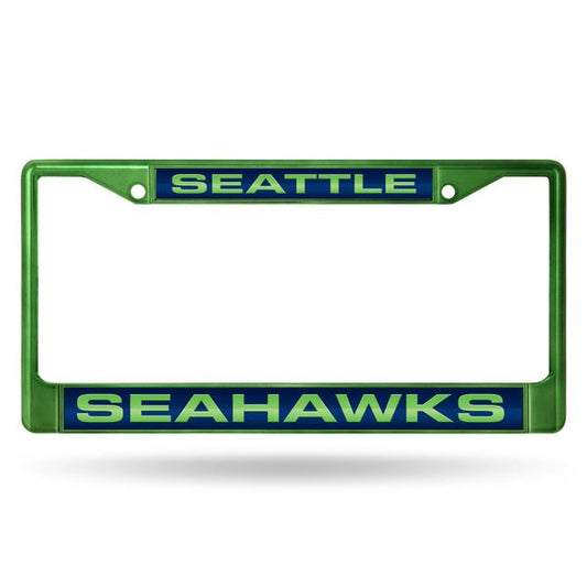 PLACA DE MATRÍCULA LÁSER VERDE DE LOS SEAHAWKS DE SEATTLE