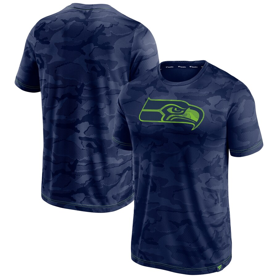 SEATTLE SEAHAWKS MEN'S PRIMARY CAMO JACQUARD TEE