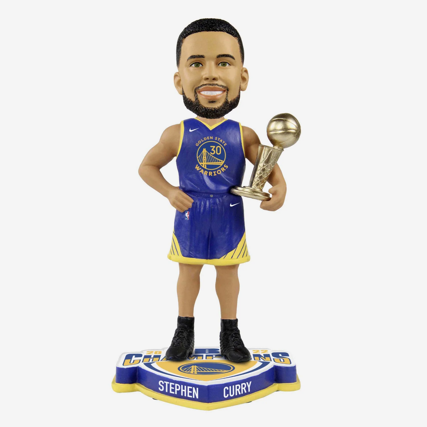 Stephen Curry Golden State Warriors 2023 City Jersey Bobblehead