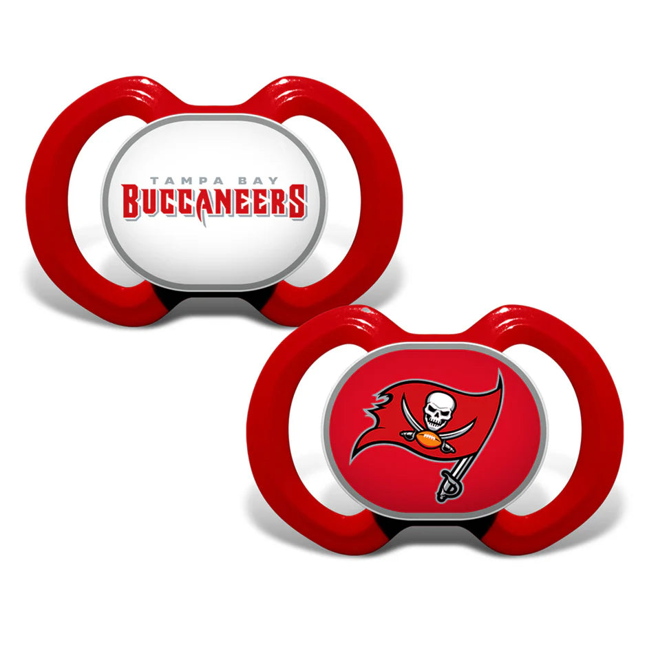 TAMPA BAY BUCCANEERS 2-PACK PACIFIERS