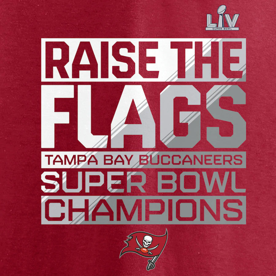 Men's Nike Anthracite Tampa Bay Buccaneers Super Bowl LV Champions Locker Room Trophy Collection T-Shirt Size: Small