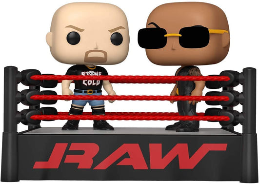 THE ROCK VS. STONE COLD FUNKO POP VINYL WWE MOMENT