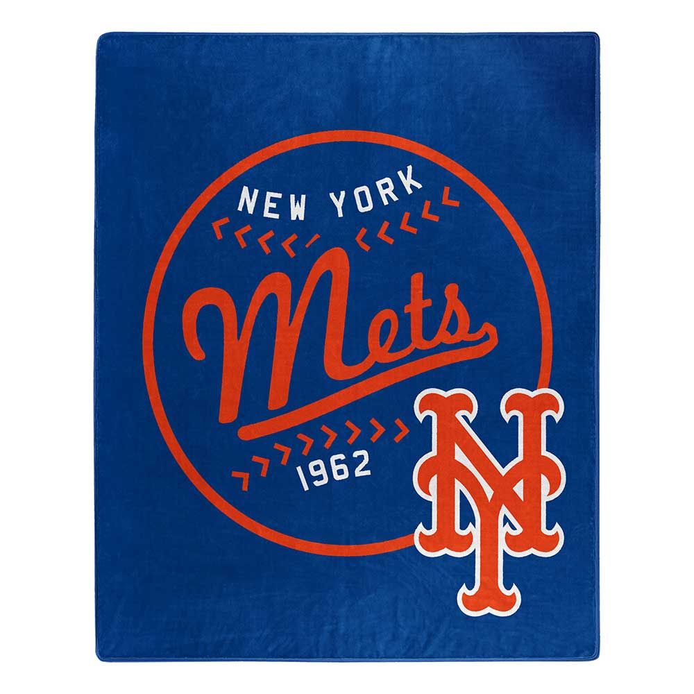 NEW YORK METS SIGNATURE 50"X60" RASCHEL THROW BLANKET